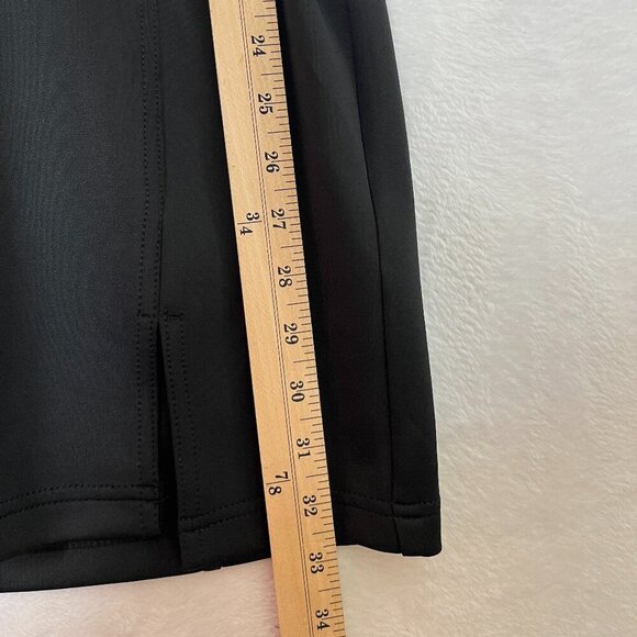 NWT PAM & GELA Sporty Racing Stripe Black Quarter Zip Mini Dress sz S Activewear - Picture 9 of 12